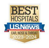 USNWR Ear Nose Throat 2023-2024 badge