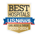 USNWR Ear Nose Throat 2022-23 badge