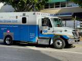 A picture of MSU ambulance