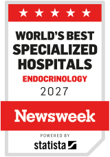 Newsweek World's Best Specialized Hospitals Endocrinology 2027 badge