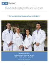 Radiology Chief Residents FY2022-2023