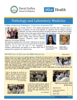 Fall 2018 Pathology and Laboratory Medicine Newsletter