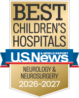 Best Children's Hospitals U.S. News badge for Neurology & Neurosurgery 2026–2027