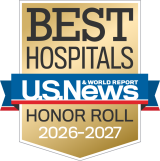 Best Hospitals U.S. News & World Report Honor Roll 2026–2027 badge