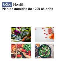 Plan de comidas de 1200 calorías