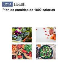 Plan de comidas de 1800 calorías