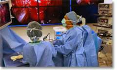 Surgeons doing surgery