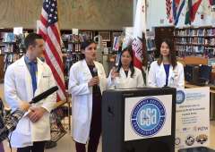 Doctors speaking at Venice High School 