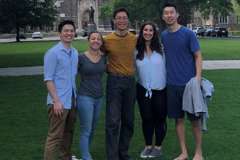 The team visited Duke University for the 2018 American Association of Endocrine Surgeons meeting. From left: James Wu, Masha Livhits, Michael Yeh, Yasmine Assadipour, and Eric Kuo. More information on resident research awards and deadlines >