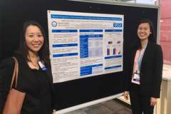 Angela Chen (right) with her PI, Angela Leung at the 2017 American Thyroid Association Meeting.