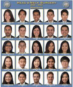 Head and Neck Surgery Residents 2022-2023