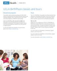 UCLA Birthplace Classes and Tours