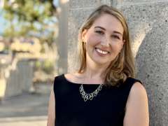 Portrait of Erica Sender.