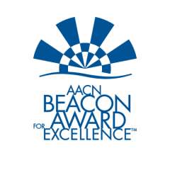 The Beacon Award logo is the core graphic element of AACN's Beacon Award for Excellence program.