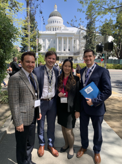 Jordan Francke, MD, MPH, at California Medical Association Legislation Day