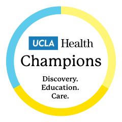 Logo - UCLA Health Champions. Discovery. Education. Care.