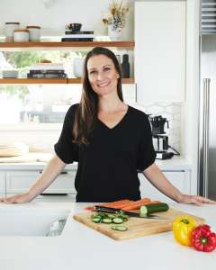 Portrait of Denise Alvey in the kitchen