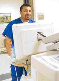 Nurse in Echocardiography lab