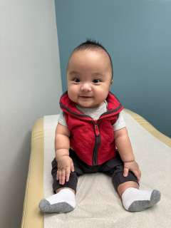 Francis Saputra at the doctor's office