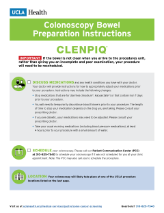 CLENPIQ colonoscopy prep