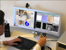 Remote access to patient data.