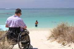 wheelchair beach