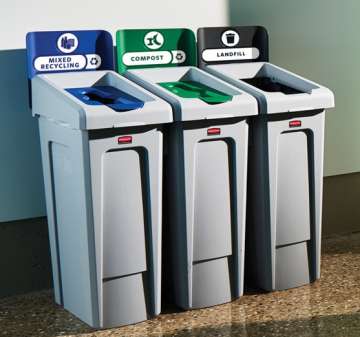 Centralized Waste Bins