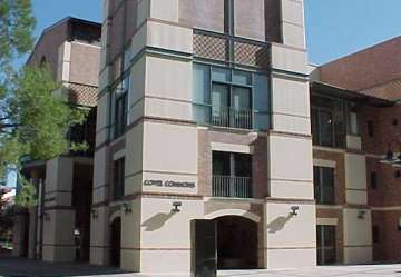 exterior image of the Covel commons building