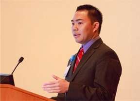 Ed Cheung, MD presenting at the annual local Longmire Scientific Day