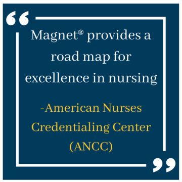 Magnet quote by the American Nurses Credentialing Center