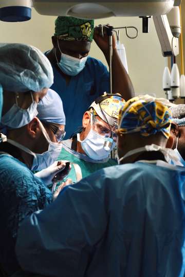 Dr. Tarnay in Uganda