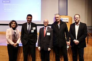 Dr. Eisenach & judges at the DAPM Scientific Evening 2023