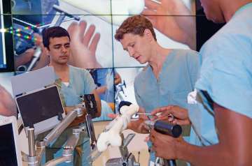 CASIT staff working with equipment