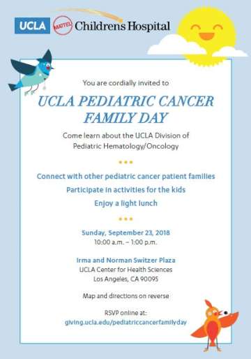 Pediatric Cancer Day Flyer