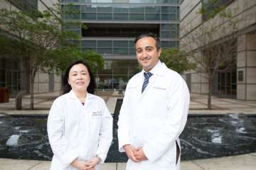 Doctors Joyce Wu and Aria Fallah