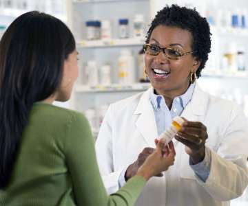 Woman at Pharmacy