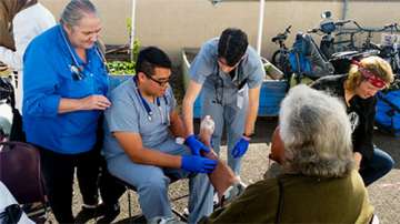 Samoshel Foot Clinic Practioners at Work