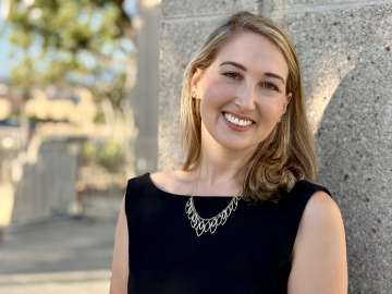 Portrait of Erica Sender.