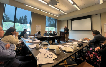 Dr. Cannesson speaks to DAPM Bioinformatics Retreat 