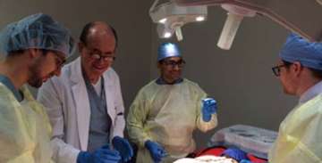 Surgical anatomy lab class