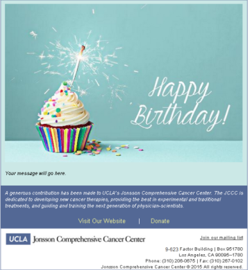 UCLA Jonsson Cancer Center Foundation eCard