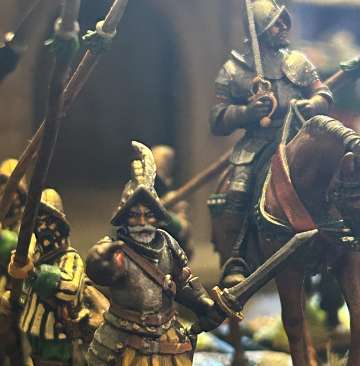 Spanish conquistador mini figurines