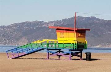 Rainbow Lifeguard Station