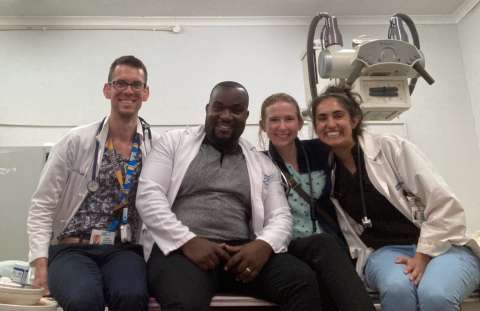 Doctors in Malawi Hospital