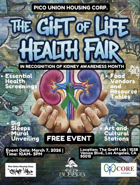 Gift of Life Health Fair Flyer