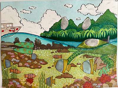 Painted by Ashley Tang