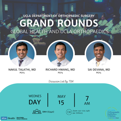 Ortho Grand Rounds May Residents