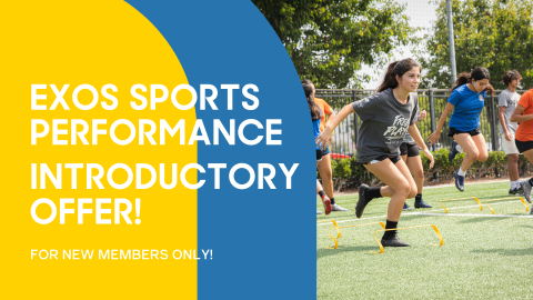 Exos Sports Performance, Introductory Offer For New Athletes