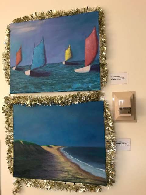 Art gallery of a patient's work