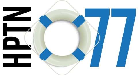 HPTN 077 logo where the 0 in 077 is a circular life preserver